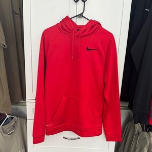 Nike Men's Bright Red Hoodie